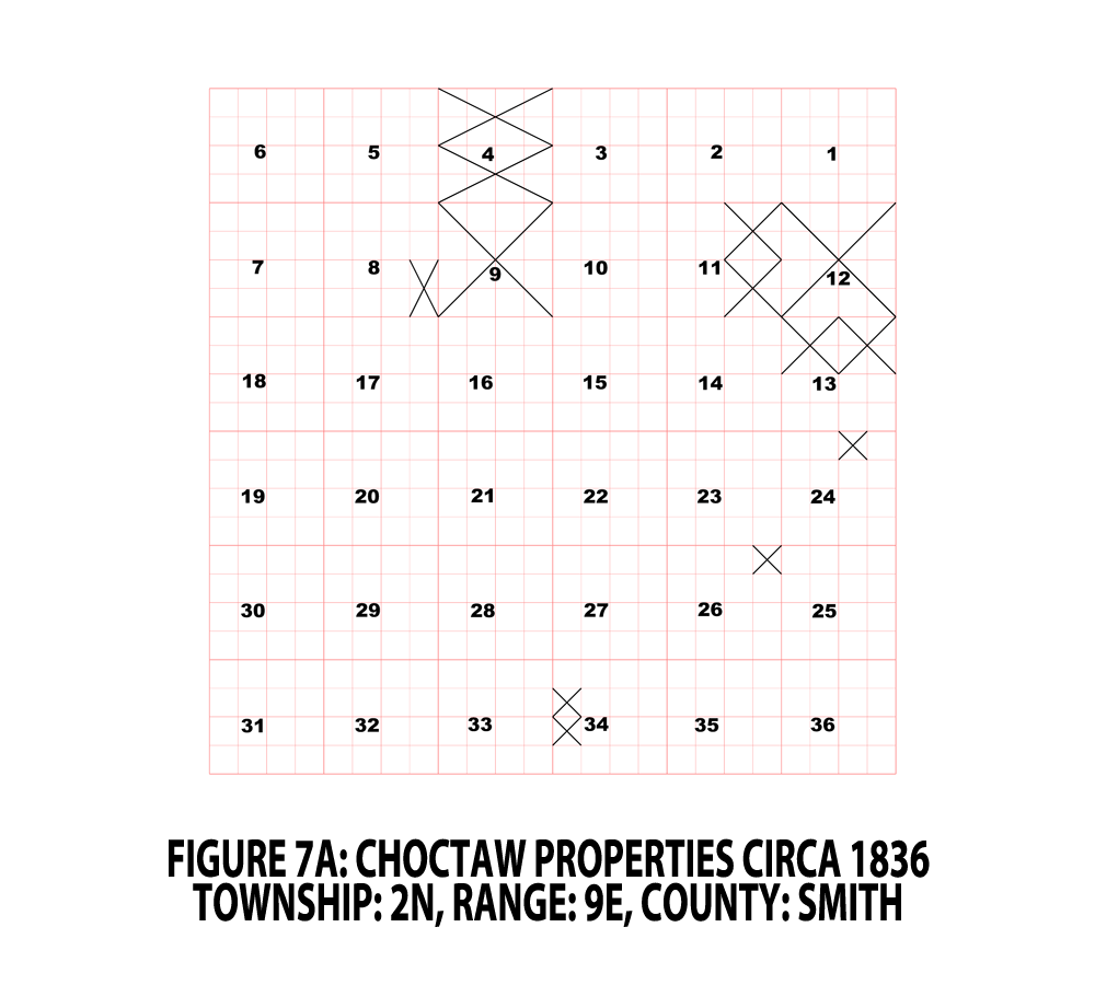 FIGURE 7A - SMITH CO. TOWNSHIP - CHOCTAW PROPERTIES