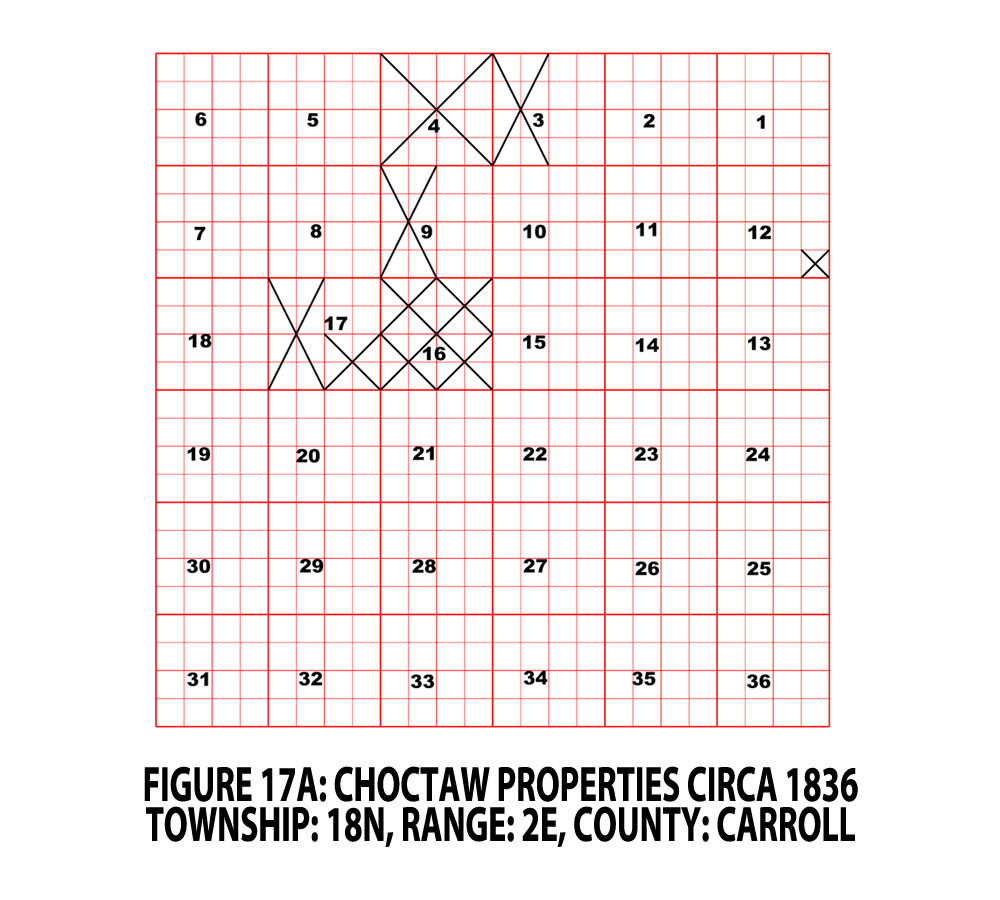 FIGURE 17A - CARROLL CO. TOWNSHIP - CHOCTAW PROPERTIES