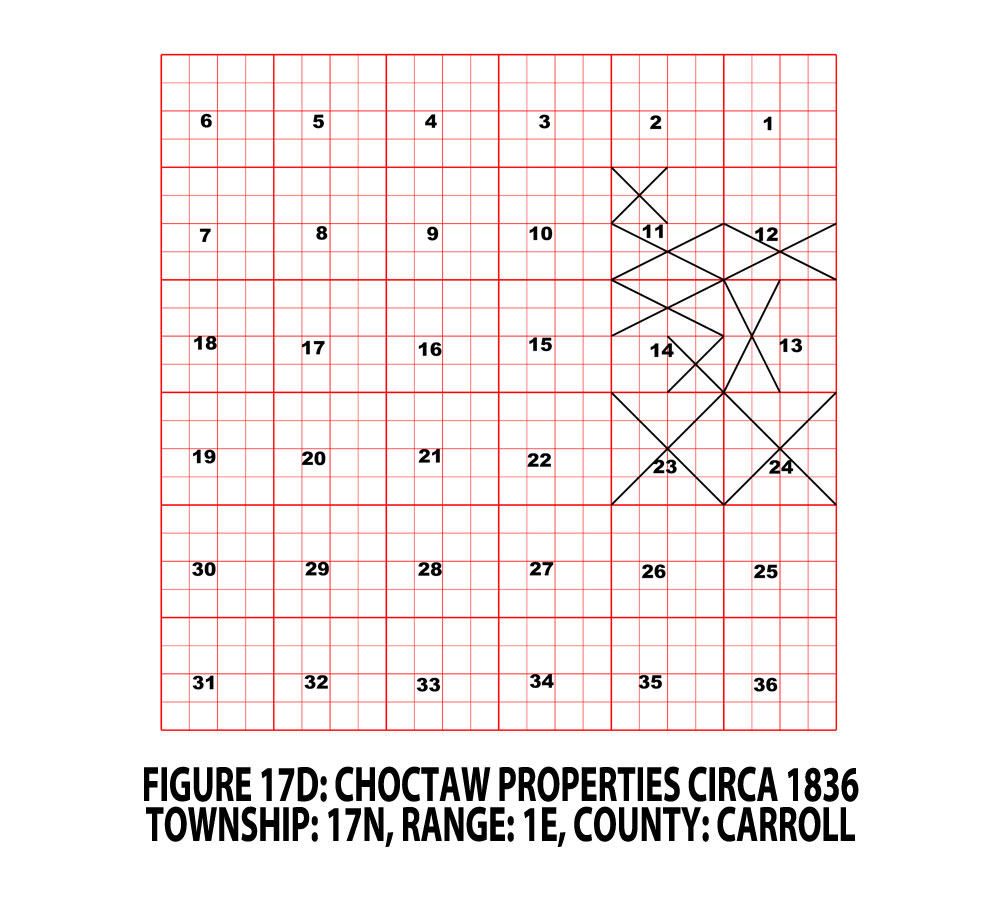 FIGURE 17D - CARROLL CO. TOWNSHIP - CHOCTAW PROPERTIES